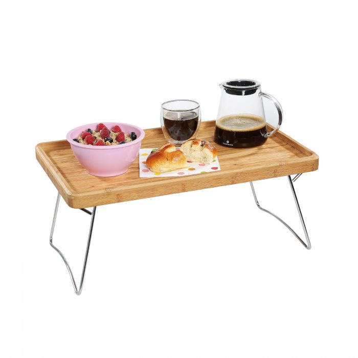 BETT/-SERVIERTISCH AUS BAMBUS